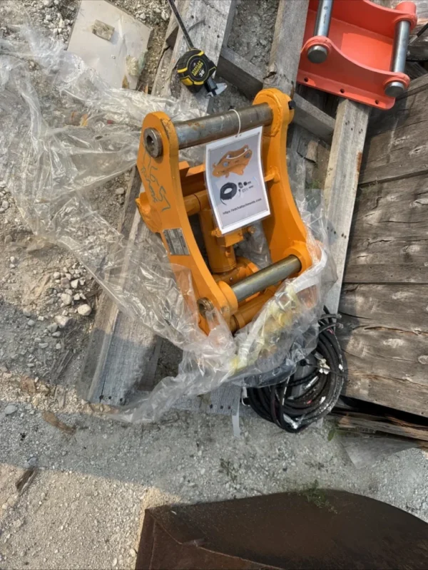 Cat 416 420 Loader Backhoe Hydraulic Coupler 45 50 Mm Pins New Quick Attach