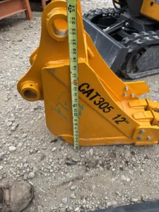 Cat 305 12 Inch Tooth Bucket 45 Mm Pin Mini Excavator New Caterpillar