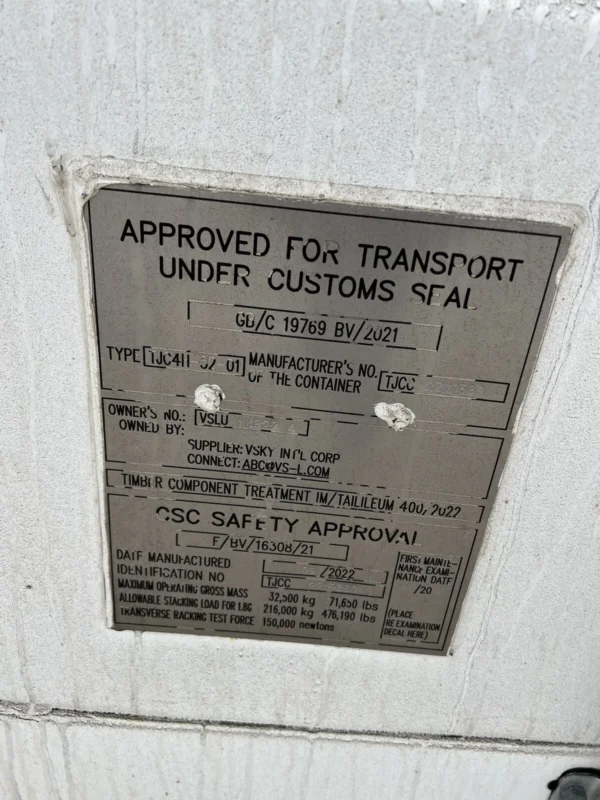 40 foot high cube Shipping container one way Conex