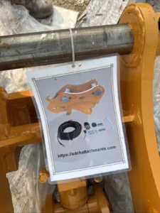 Cat 416 420 Loader Backhoe Hydraulic Coupler 45 50 Mm Pins New Quick Attach