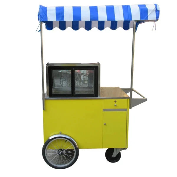00 Kolice Ice Cream Vending Tricycle Ice Cream Freezer Ice Cream Food Truck Trailer