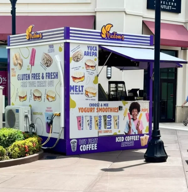 1-14 Mobile Kiosk – Food Truck 9.8FT X 9.8FT