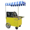 1-4 Kolice Ice Cream Vending Tricycle Ice Cream Freezer Ice Cream Food Truck Trailer