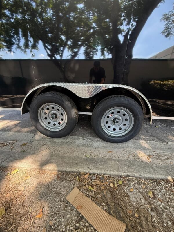 10-1 New 2026 Hook & Line 7 x 16 Enclosed Trailer 7k GVWR