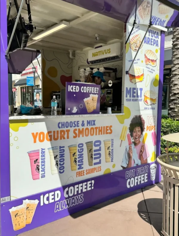 2-14 Mobile Kiosk – Food Truck 9.8FT X 9.8FT