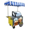 2-3 Kolice Ice Cream Vending Tricycle Ice Cream Freezer Ice Cream Food Truck Trailer