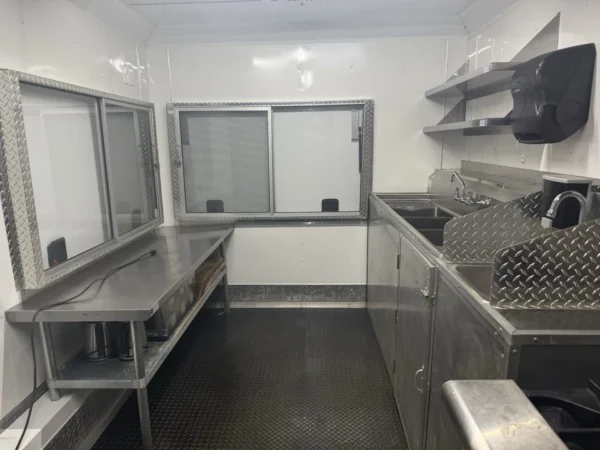 TURNKEY 2022 8.5 FT. WIDE X 14FT w/ PRO FIRE SUPPRESSION CONCESSION TRAILER