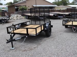 2025 5×8 Utility Trailer – Triple Crown, 2750 GVWR, Gate, Radials
