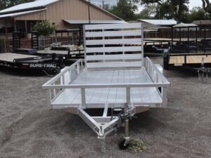 2025 Sure-Trac 6×12 Aluminum Tube Top Utility Trailer (3K Torsion Brake)
