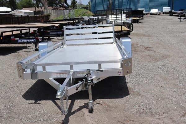 2025 Sure-Trac 7×14 Aluminum Low Side Utility Trailer (3K GVWR)