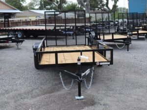 2025 Triple Crown 5×10 Utility Trailer with Gate (2.75K GVWR)