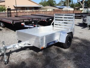 2026-aluma-45x8-utility-trailer-solid-side-kit-single-axle 2026 Aluma 4.5×8 Utility Trailer – Solid Side Kit – Single Axle