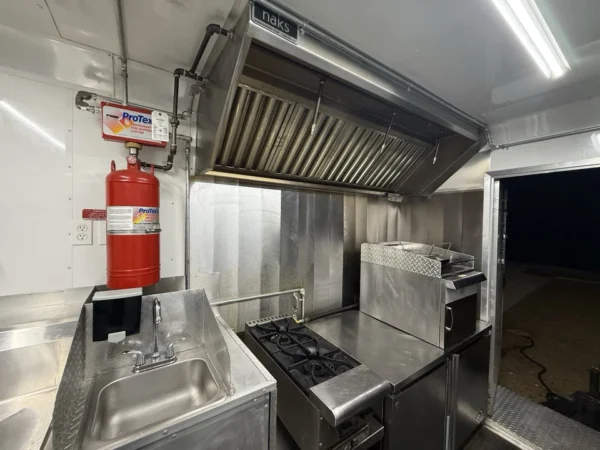 TURNKEY 2022 8.5 FT. WIDE X 14FT w/ PRO FIRE SUPPRESSION CONCESSION TRAILER