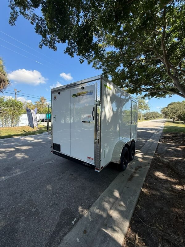 New 2026 Hook & Line 6 x 12 Enclosed 7k Trailer