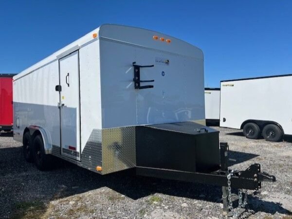 3-7 2025 Sun Coast 8 x 18 Landscape Enclosed Trailer 12k GVWR