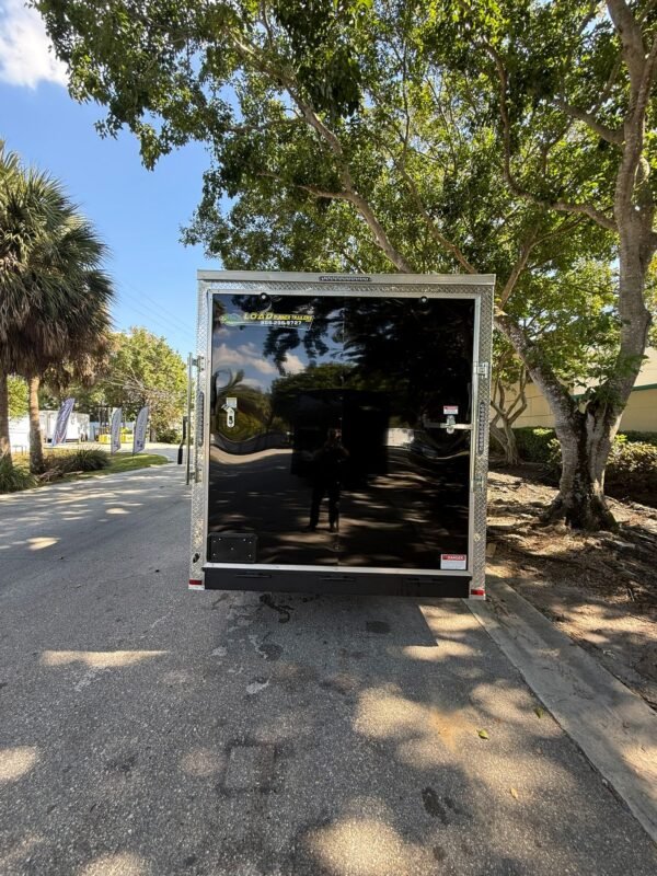 4-2 New 2026 Hook & Line 7 x 16 Enclosed Trailer 7k GVWR