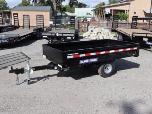 4.5 x 8ft Utility Dump Trailer with a Hydraulic Pump