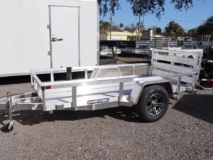 5×10 Aluminum Tube Top Utility