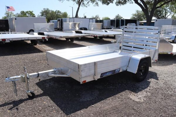 5×10 Aluminum Utility Trailer with 12″ Solid Sides