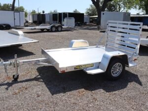 5×8 Aluminum Utility Trailer with Tie Down Loops