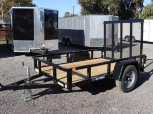 5×8 Tube Top Utility Single Axle