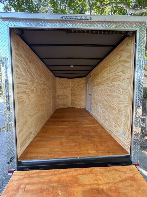 New 2026 Hook & Line 6 x 12 Enclosed 7k Trailer