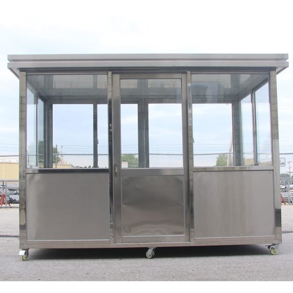 6.5-x-10-stainless-steel-sliding-door-600x600 6.5 x 10 Stainless Steel Guard Shack, Sliding Door, Plain Jane