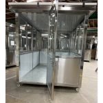 6.5-x-10-stainless-steel-swing-door4-150x150 6.5 x 10 Stainless Steel Guard Shack, Swing Door, Plain Jane