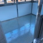 6.5 x 6.5 Stainless Steel Guard Shack, Sliding Door, Plain Jane