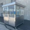 6.5×6.5 Stainless Steel Guard Shack, Swing Door, Plain Jane