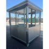 6.5×6.5 Stainless Steel Guard Shack, Swing Door, Plain Jane