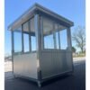 6.5×6.5 Stainless Steel Guard Shack, Swing Door, Plain Jane