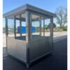 6.5×6.5 Stainless Steel Guard Shack, Swing Door, Plain Jane