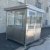 6.5×6.5 Stainless Steel Guard Shack, Swing Door, Plain Jane