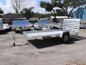 6.5×12 Aluminum Utility Trailer with 7″ Heavy Duty Frame Rail