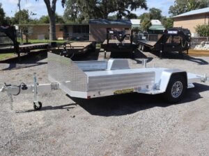 65x145-aluminum-heavy-tilt-utility-trailer-with-stake-pockets 6.5×14.5 Aluminum Heavy Tilt Utility Trailer with Stake Pockets