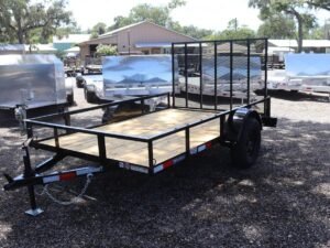 6x10-utility-trailer-with-gate-black-2026-triple-crown 6×10 Utility Trailer with Gate – Black (2026 Triple Crown)