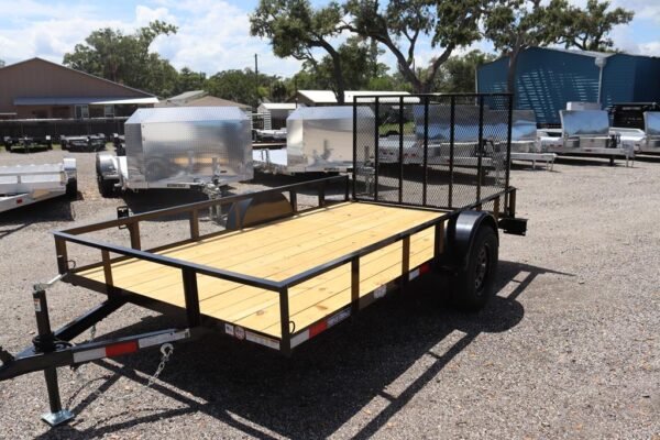 6×12 Utility Trailer with Gate – Black (2026 Triple Crown)