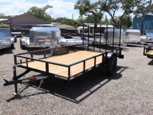 6x12-utility-trailer-with-gate-black-2026-triple-crown 6×12 Utility Trailer with Gate – Black (2026 Triple Crown)