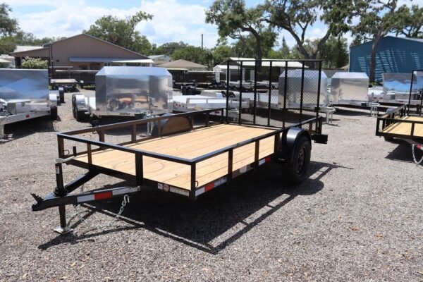 6x12-utility-trailer-with-gate-black-2026-triple-crown 6×12 Utility Trailer with Gate – Black (2026 Triple Crown)