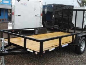 6x12-utility-trailer-with-powder-coated-frame 6×12 Utility Trailer with Powder Coated Frame