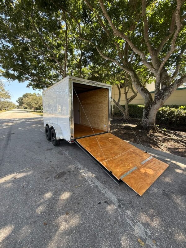 New 2026 Hook & Line 6 x 12 Enclosed 7k Trailer