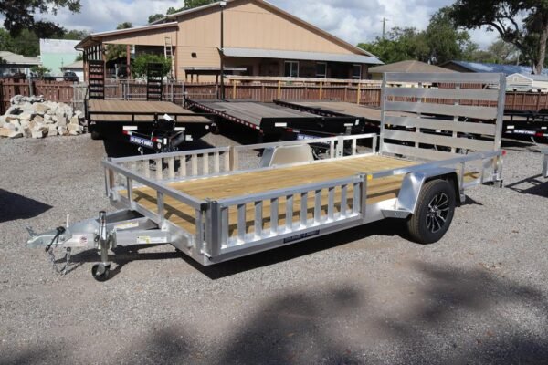 7x14-aluminum-tube-top-atv-utility-trailer-with-side-ramps 7×14 Aluminum Tube Top ATV Utility Trailer with Side Ramps