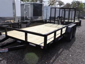 7×14 Black Tube Top Utility