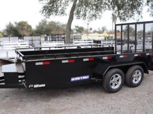 7×14 Steel High Side Utility Trailer