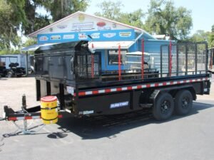 7×16 Steel High Side by Sure Trac Trailers
