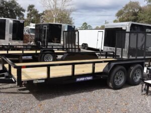 7×16 Tube Top Utility Tandem Axle
