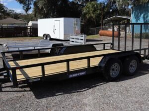 7×16 Tube Top Utility with Ramp