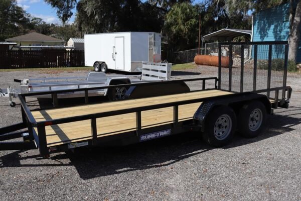 7×16 Tube Top Utility with Ramp