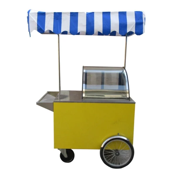 8-2 Kolice Ice Cream Vending Tricycle Ice Cream Freezer Ice Cream Food Truck Trailer